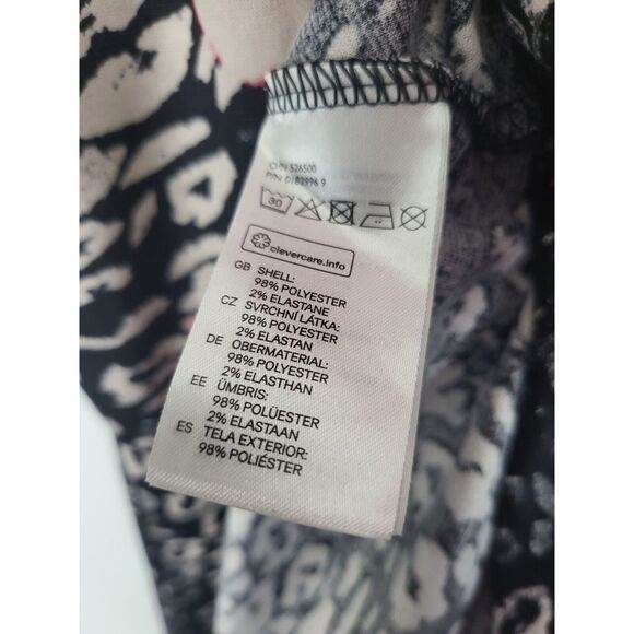 H&M Sleeveless Dress Small Womens Floral Above Knee Crew Neck Pullover Summer - Picture 6 of 7